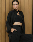 On Beat Pants - Black / Ice Pink BACKORDER