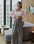On Track Utility Pants - Black / Beige BACKORDER
