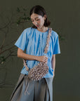 Aoi Collared Shirt - Sky Blue / Black BACKORDER