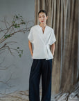 Sana Beaded Cinchable Shirt