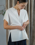Sana Beaded Cinchable Shirt