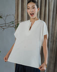 Sana Beaded Cinchable Shirt