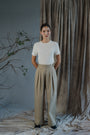 Kaze Khaki Pants- Olive/ Beige