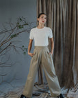Kaze Khaki Pants- Olive/ Beige