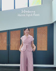 Maven Top - Wine / Pink