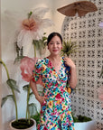 In-a-Knot Dress - Garden Rhapsody