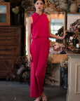 Jess Jumpsuit - Pink Lilac  / Cream & Black / Cobalt