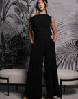 Palazzo Flare Pants - Forest Green / Fuchsia / Black (Pre-Order)