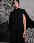 Dance Away Cape Top - Red/ Forest Green/ Cobalt / Black (Pre-Order)