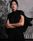 Dance Away Cape Top - Red/ Forest Green/ Cobalt / Black (Pre-Order)