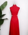 Signature Cut-Out Cheongsam - Red (Pre-Order)