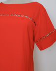 TMP x DOT Monogram Reversible Shift - White / Orange / Chambray