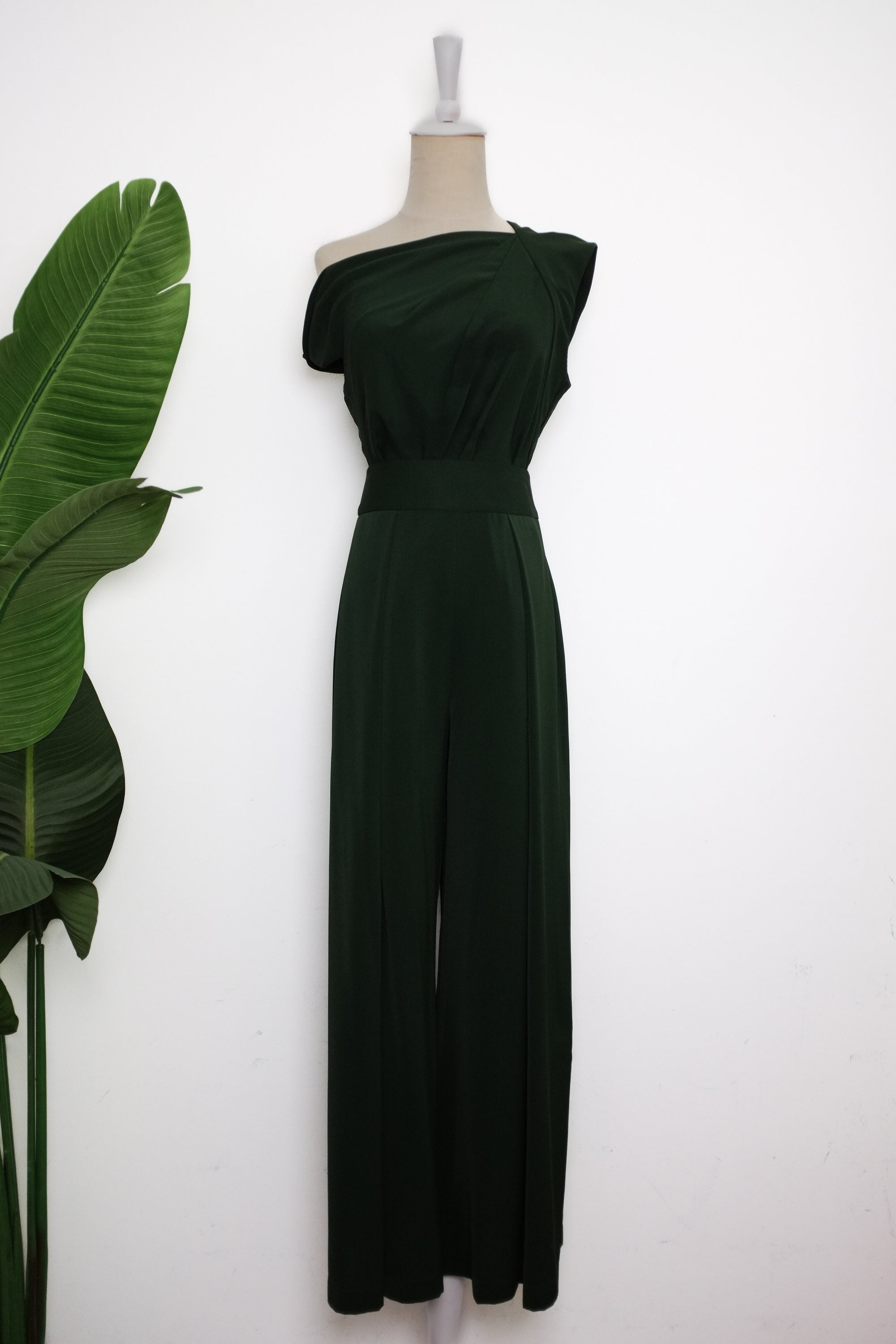 Palazzo Flare Pants - Forest Green / Fuchsia / Black (Pre-Order)
