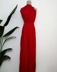 Leilani Maxi Jumpsuit - Red / Navy (Pre-Order)