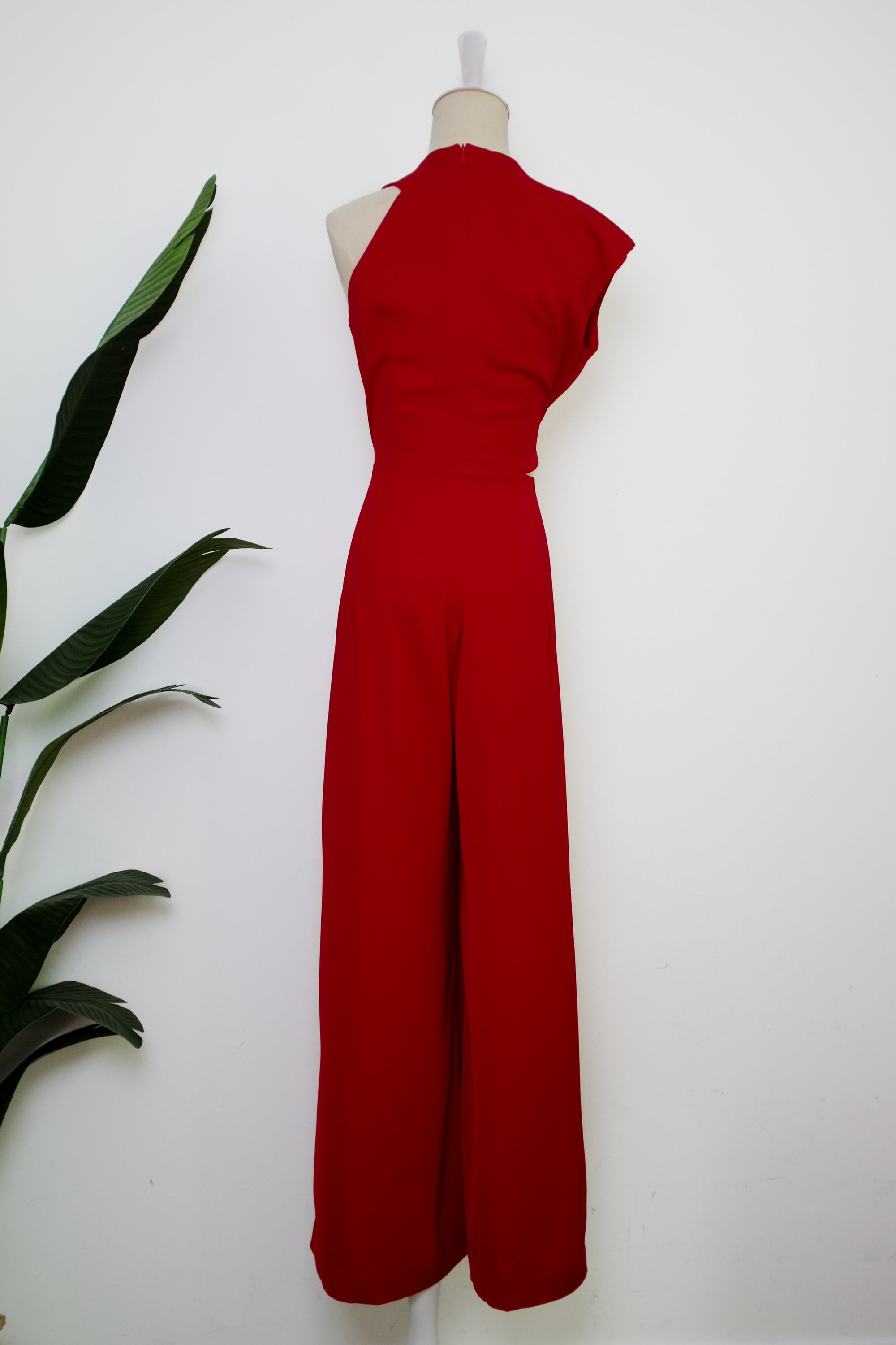 Leilani Maxi Jumpsuit - Red / Navy (Pre-Order)