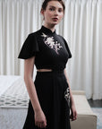 Drea Signature Cut-out Cheongsam with Sleeves (Pre-Order)