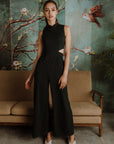 Raven Convertible Jumpsuit - Fuchsia / Black / Forest Green (Pre-Order)