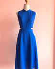 Signature Cut-Out Cheongsam - Cobalt (Pre-Order)